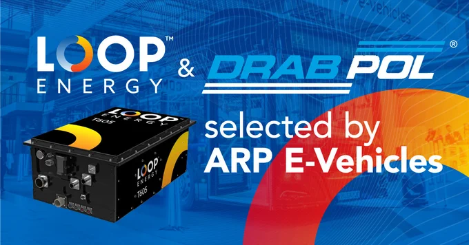 Loop Energy and Drabpol selected by Bus Manufacturer ARP E-Vehicles for Hydrogen Fuel Cell System