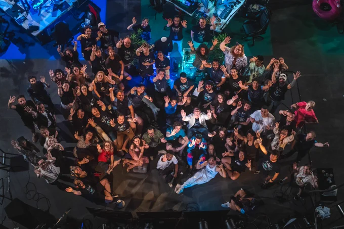 Photo de l'ensemble des participants exceptionnels au A-Live 2023 ❤