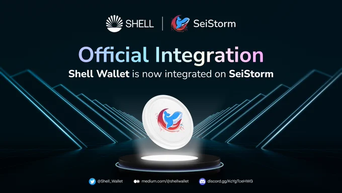 Official Wallet Integration: Shell Wallet X SeiStorm