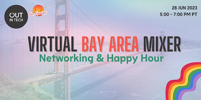OIT San Francisco Virtual Bay Area Mixer: Networking & Happy Hour. June 28th at 5pm Pacific