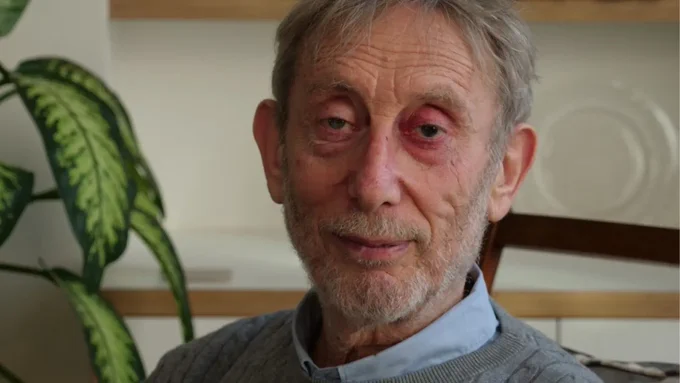Close-up of Michael Rosen smiling. Photo credit: Helen Weinstein at HistoryWorks
