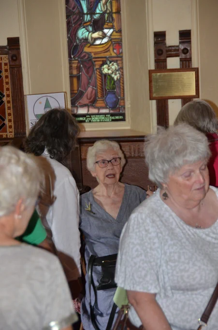 Jean Rae Baxter well known Canadian author at the launch of her latest historical novel Battle On The Ice. 