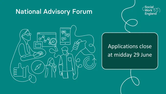 National Advisory Forum applications close at midday 29 June. 