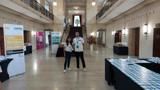 Learning From event in London - main hallway pictured