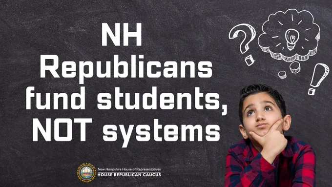 New Hampshire Republicans fund students, NOT systems