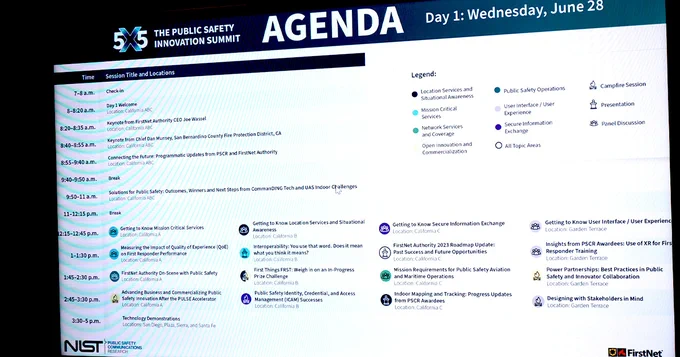  a close up of a the 5x5 agenda