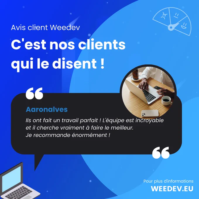 Avis client Weedev