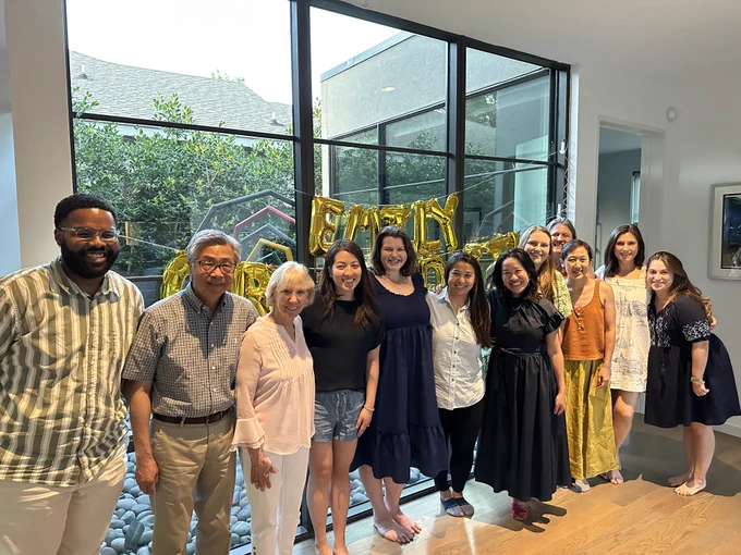 Grad party hosted by Dr. Kho & co. :)