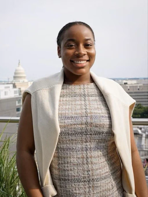 A headshot of Georgetown graduate student Natalie Delille.