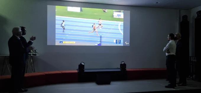 Erinnerung an einen Herzschlag-Lauf bei der Auszeichnung zum "Sportler des Jahres" - hier Platz 3.