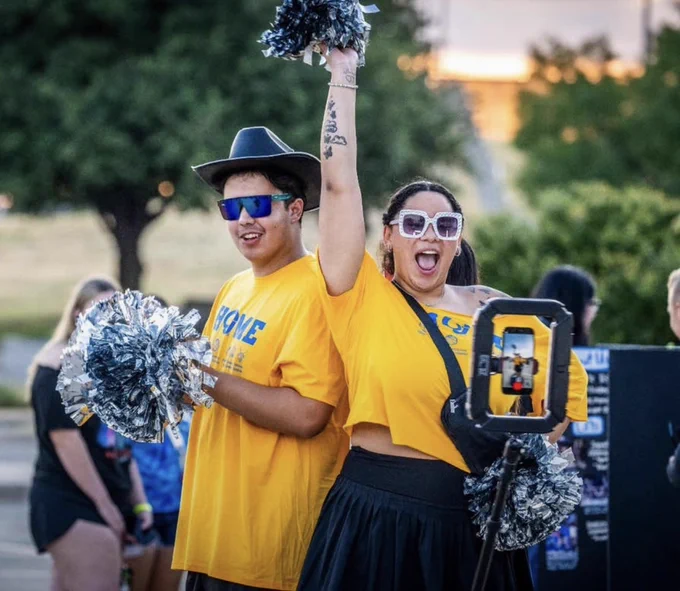Angelo State Housing Student Staff posing for a photo.