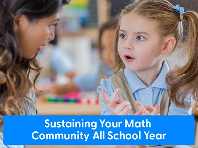 Young students in school uniforms engaged in a math discussion during class, fostering a supportive learning environment.