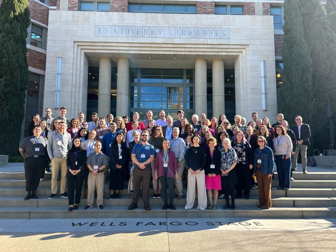 Group photo for quantitative reasoning conference
