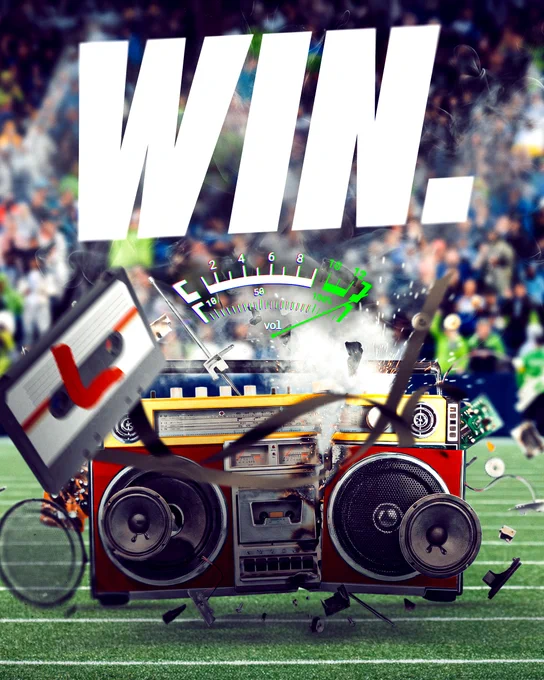 Seahawks WIN Divisional Round 49ers Boombox Exploding