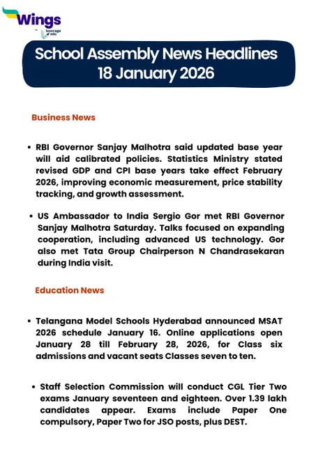 Business and Education News for 18 January 2026