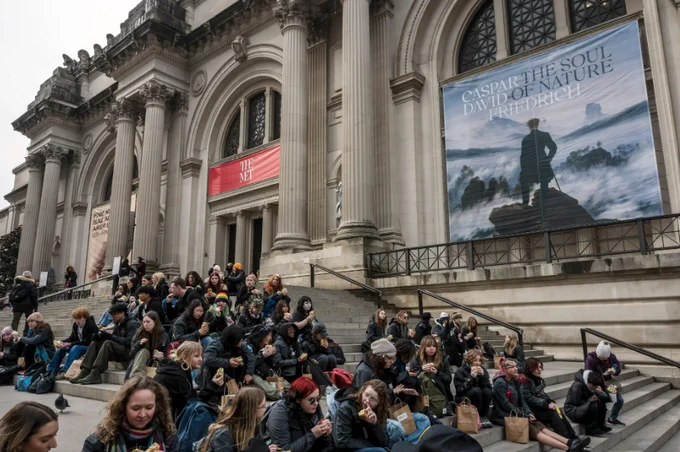 Employees of the Metropolitan Museum of Art voted 542 to 172 in favor of joining Local 2110 of the United Automobile Workers. Credit: Karsten Moran for The New York Times
