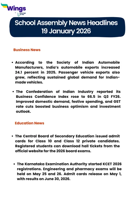 Business and Education News Headlines for 19 January 2026