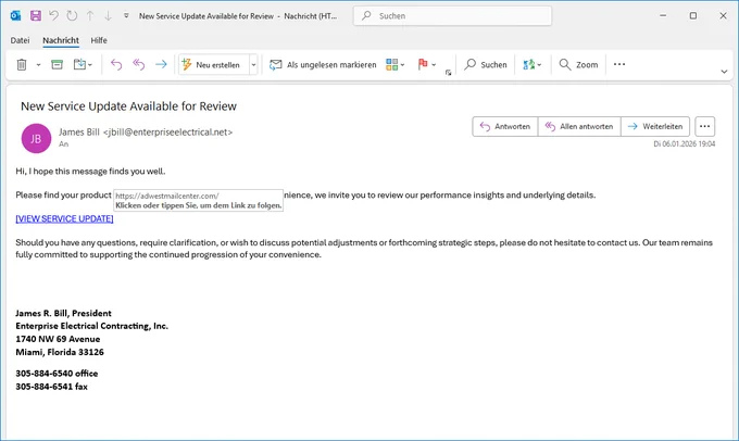 Malspam from Microsoft Outlook spreading LogMeIn GoToResolve RMM