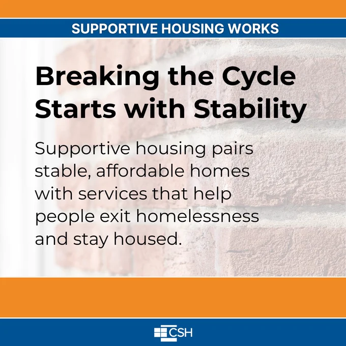 A graphic that says Breaking the Cycle Starts with Stability