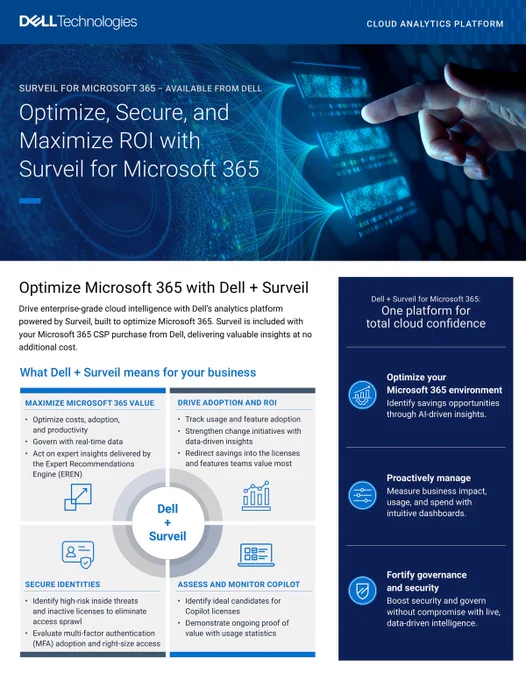 Microsoft CSP - SURVEIL FOR MICROSOFT 365 – AVAILABLE FROM DELL