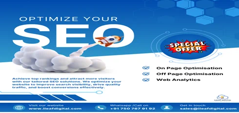Want to rank higher on search engines and get more website visitors? We offer expert SEO solutions to grow your online presence.

🔹 On-Page Optimization
🔹 Off-Page Optimization
🔹 Web Analytics & Reporting
🔹 Improved Website Ranking
🔹 More Leads & Conversions

Whether you're a small business or an established brand, we tailor SEO strategies to fit your goals.

✅ Affordable pricing
✅ Fast results
✅ Special offer available for a limited time!
