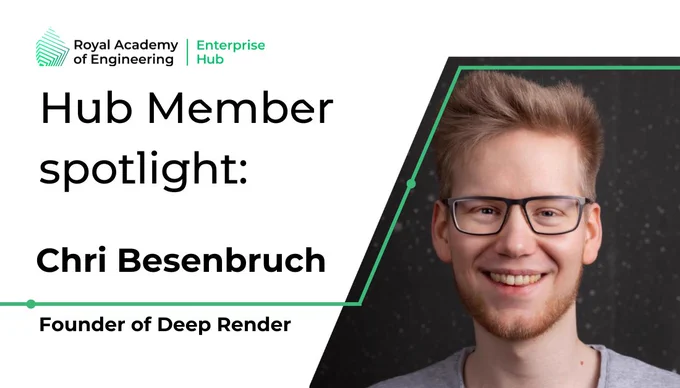 Hub Member spotlight: Chri Besenbruch Founder of Deep Render