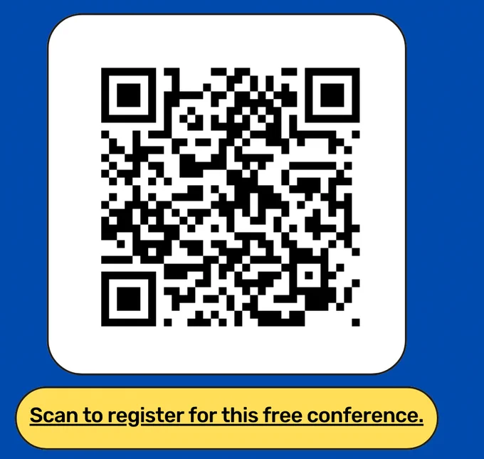 QR code and url to register for National Board conference on January 24, 2026, from 9:30AM - 3:00PMfor 2026 National Board Conference 