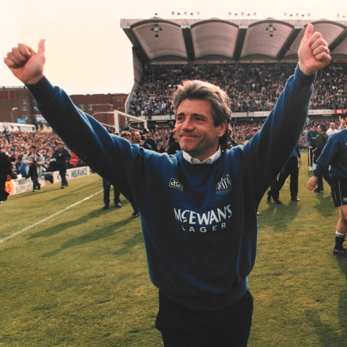Kevin Keegan during his time as Newcastle United manager