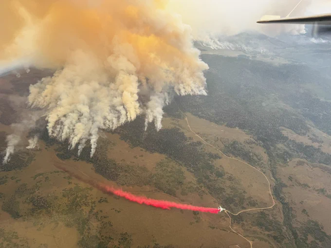Monroe Canyon Fire, photo by Kris Bruington.
