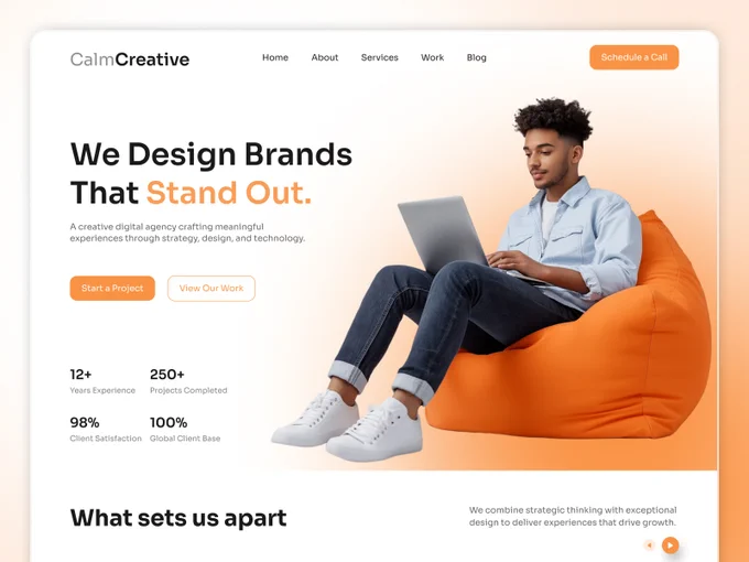 Agency Website Design

A modern and professional agency website design crafted to showcase services, build trust, and convert visitors into clients. This design focuses on clean UI, strong branding, smooth user experience, and high conversion structure. Perfect for creative agencies, digital studios, startups, and service-based businesses looking to stand out online with a premium web presence.

AVAILABLE FOR NEW PROJECT
Feel free to mail me: efatuix@gmail.com
📞 Whatsapp:  8801409008486.