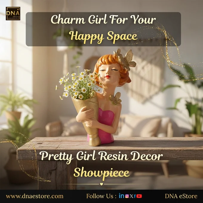 Pretty Girl Resin Decor Showpiece - https://dnaestore.com/products/pretty-girl-showpiece-elegant-decorative-figurine-for-home-office-decor-stylish-resin-statue-gift-for-girls-women-art-lovers ✨

A graceful resin showpiece designed to add charm, elegance, and artistic beauty to your living space.
Exclusively available at www.dnaestore.com 

#artdecor #dnaestore #onlineshopping