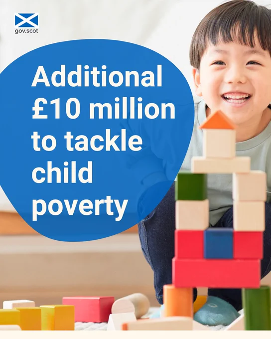 Additional £10 million to tackle child poverty