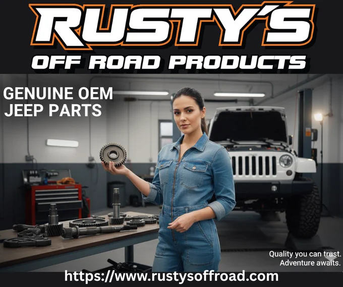 Find high-quality OEM Jeep parts designed to match factory fit, performance, and reliability. Rusty’s Off Road offers factory replacement suspension components for 2007–2018 Jeep JK Wrangler models, ensuring dependable ride quality and long-lasting durability both on and off the trail.