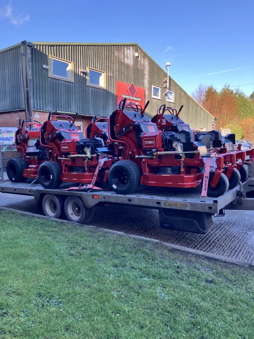 Toro Grandstands ready for delivery.