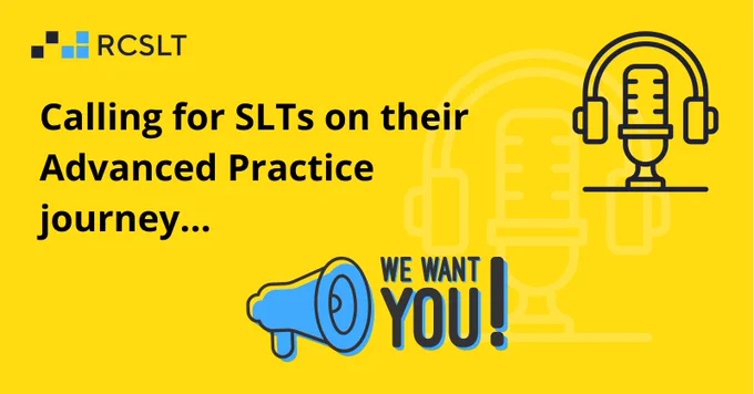 Calling for SLTs on their Advanced Practice journey... we want you! 