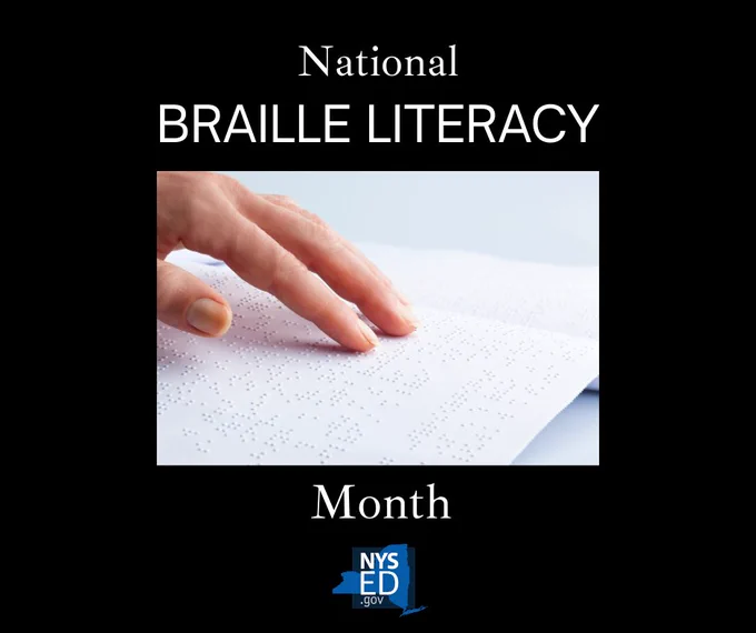 National Braille Literacy Month

Logo: NYSED