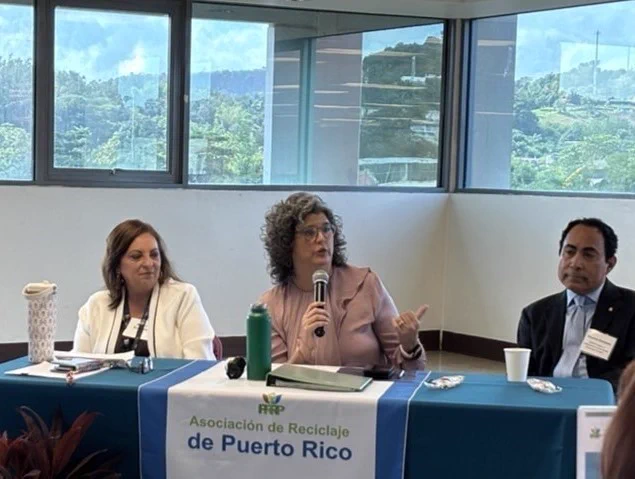 From left to right, Director, Land and Pollution Area, DNER; Carmen Guerreo, Director, CEPD, EPA Region 2; and Eduardo R. González, Environmental Engineer, CEPD, EPA Region 2.