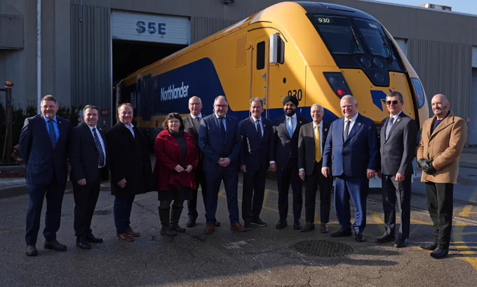 Timmins is one step closer to proudly being the final destination of the Northlander!

The return of this iconic rail service is more than transportation; it’s an investment in the future of Northern Ontario.

By reconnecting our community with safe, reliable rail, we’re building a stronger, more connected North.

Learn more: https://georgepiriempp.ca/ontario-celebrates-arrival-of-first-northlander-train/