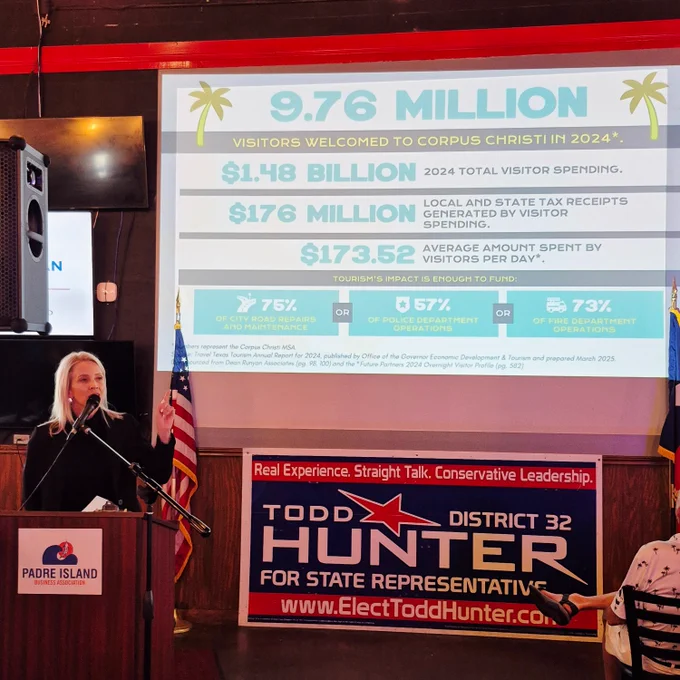 Fred Hinojosa For Congress - PIBA Luncheon with Brook Kaufman Visit Corpus Christi