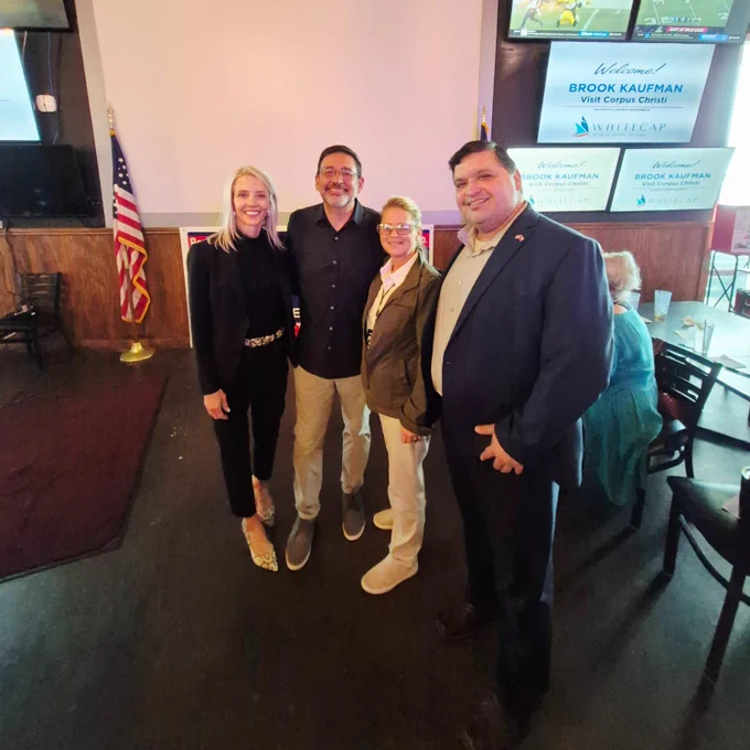 Fred Hinojosa For Congress - PIBA Luncheon with Brook Kaufman Visit Corpus Christi
