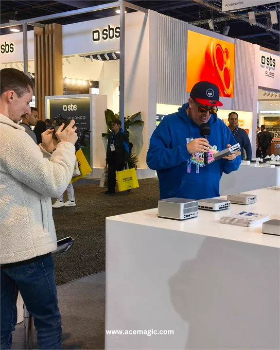 ACEMAGIC PC Unleashes the Future at CES 2026! And big news🏆 ACEMAGIC Retro X5 Mini PC has won a PC Pro Award !!!🎊

We’re proud to announce that the ACEMAGIC Retro X5 Mini PC has earned the PC Pro Award at CES 2026, presented by Future.
Recognized for its seamless blend of retro design, modern performance, and everyday practicality, the ACEMAGIC Retro X5 is redefining what a Mini PC can be.

🚀 CES 2026 ignited with a surge of innovation — and ACEMAGIC is leading the charge.

From the moment doors opened, our booth became a magnet for visionaries, creators, and tech lovers eager to experience the next evolution of computing. Mini PCs reimagined. Laptops that defy limits. Smart systems that feel like magic.

From AI-powered mini PCs to ultra-portable powerhouses, every detail was engineered to spark curiosity. 
The reactions? Wide-eyed. The conversations? Electric. The possibilities? Infinite⚡

This isn’t just a showcase. It’s a movement.
Welcome to the future of computing — compact, i