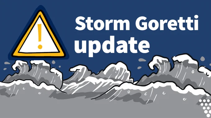 Storm Goretti update