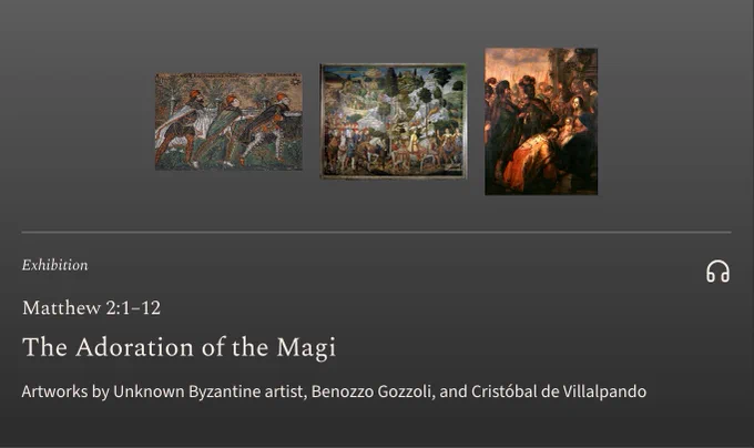 Matthew 2:1–12
The Adoration of the Magi
Commentaries by Timothy Verdon