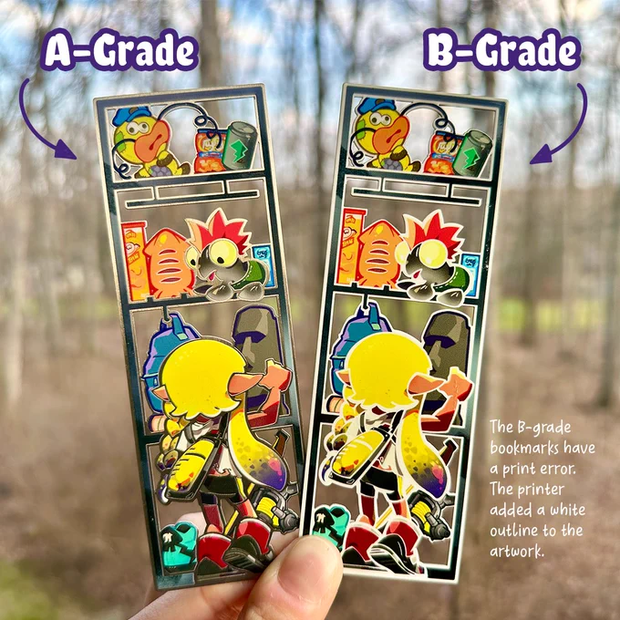 A- and B-grade comparison 