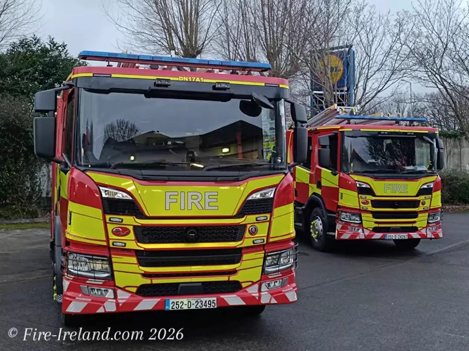 2 x Dublin Fire Brigade Fire Engines