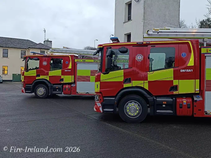 2 x Dublin Fire Brigade Fire Engines