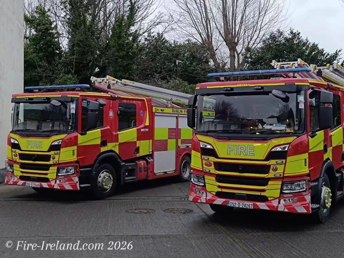 2 x Dublin Fire Brigade Fire Engines