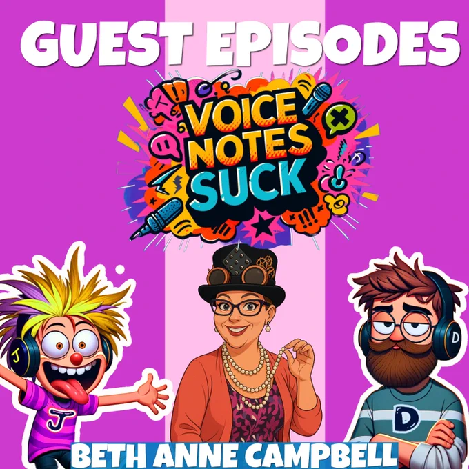 Poster for our second guest episode with Beth Anne Campbell 