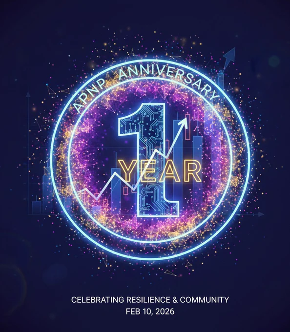 12 months of pure growth and zero abandonment. That is how you build a real community! 💎 APNP has stayed active while others faded away, and that’s why we’re still here holding strong. Happy 1st Birthday to the strongest token on SOL! 

SOL: 5JZk5tXGQTHJLCsyETWEBEaMBryv2BsCqZpPdog4jwL7 

#APNcommunity #APNP #Giveaway