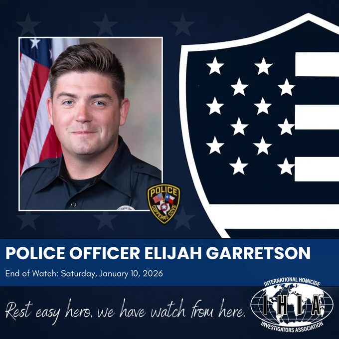 Police Officer Elijah Garretson - IHIA Fallen Hero Graphic